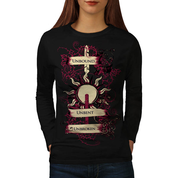Unbound Unbroken Sun Womens Long Sleeve T-Shirt