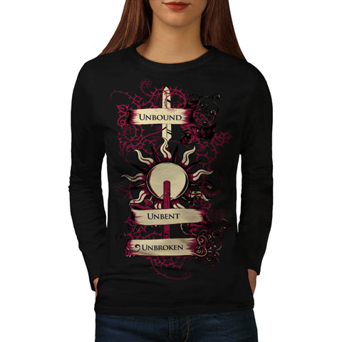 Unbound Unbroken Sun Womens Long Sleeve T-Shirt