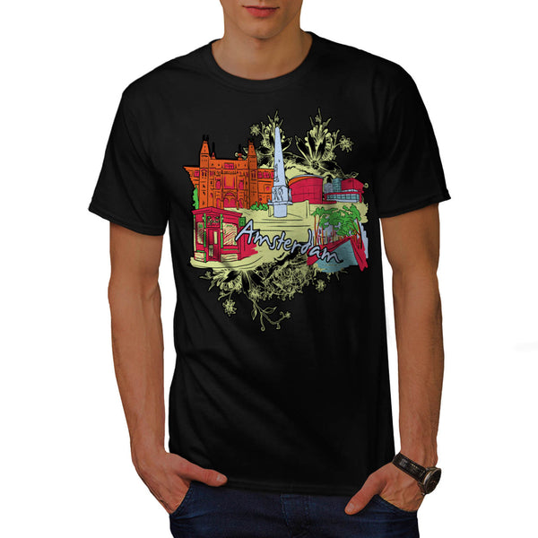 Amsterdam Holland Mens T-Shirt