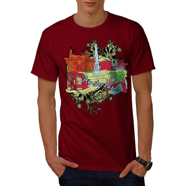 Amsterdam Holland Mens T-Shirt