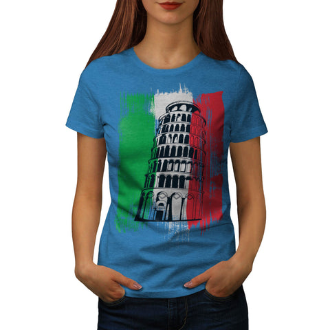 Leaning Tower Pisa Womens T-Shirt