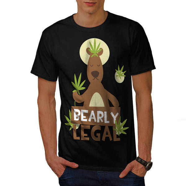 Bear Barely Legal Mens T-Shirt