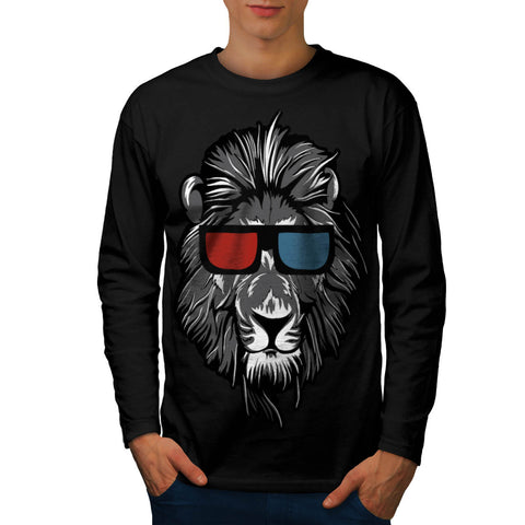 King Of Jungle Lion Mens Long Sleeve T-Shirt