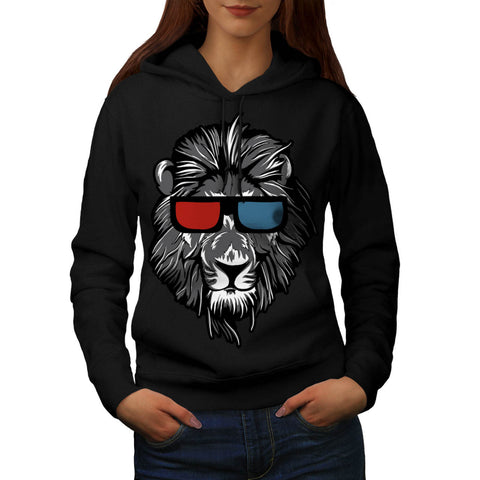 King Of Jungle Lion Womens Hoodie