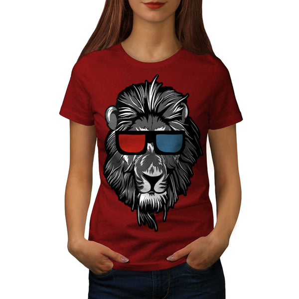 King Of Jungle Lion Womens T-Shirt