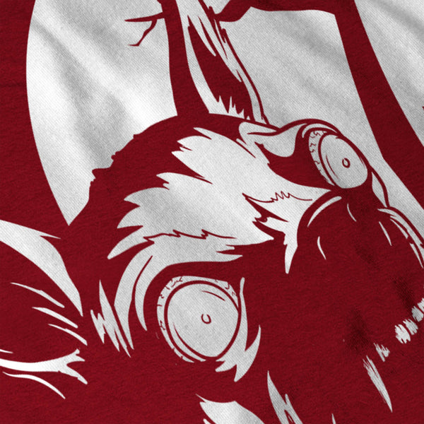 Moon Light Hyena Cry Mens T-Shirt
