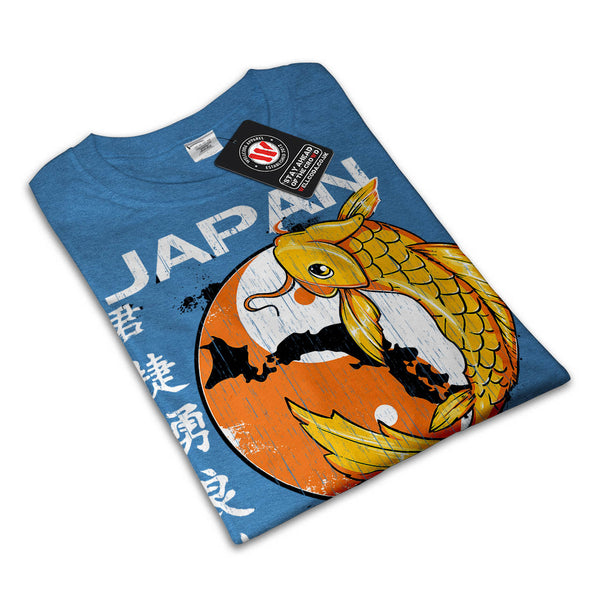 Rising Sun Japan Koi Mens T-Shirt