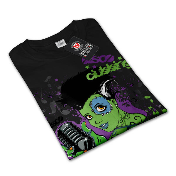 Music Addicted Ghost Mens Long Sleeve T-Shirt