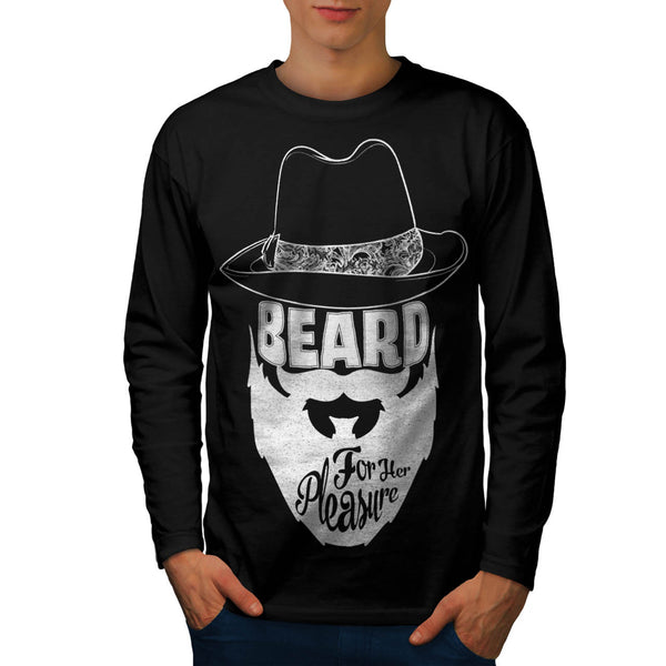 Beard For Pleasure Mens Long Sleeve T-Shirt