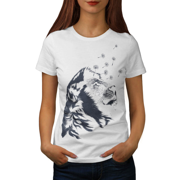 Amazing Jungle Lion Womens T-Shirt