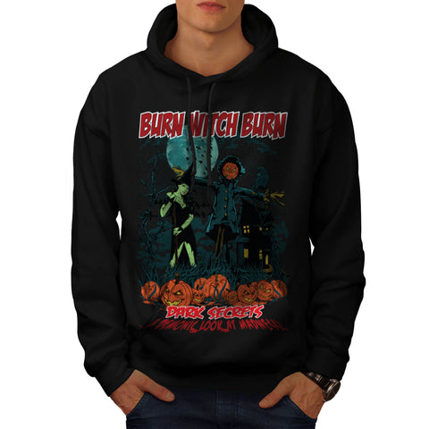 Demonic Witch Burn Mens Hoodie