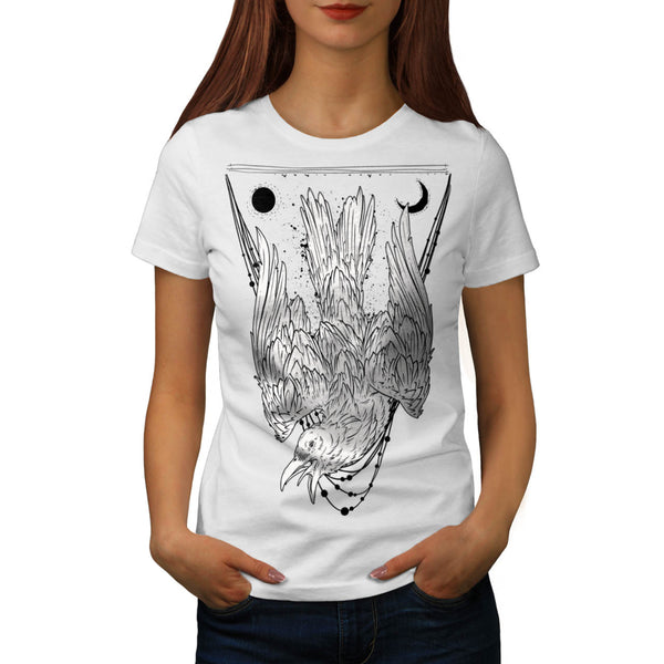 Crazy Crow Bird Life Womens T-Shirt