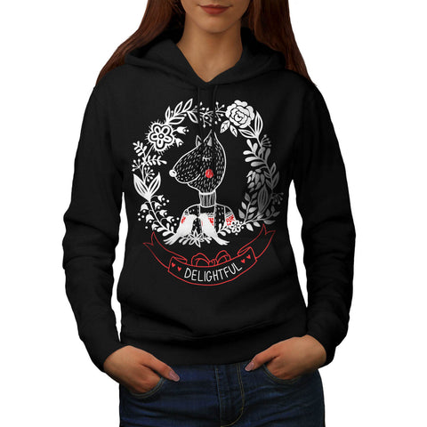 Delightful Cat Shape Womens Hoodie