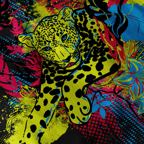 Leopard Panther Cat Womens Long Sleeve T-Shirt