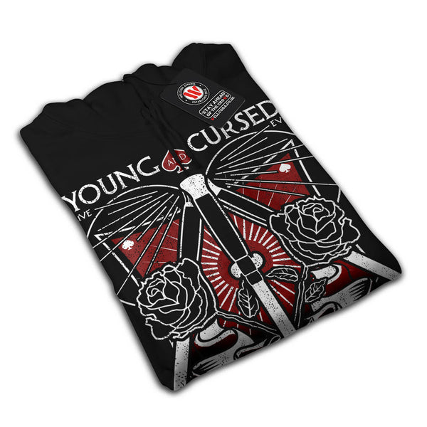 Young And Cursed USA Womens Hoodie