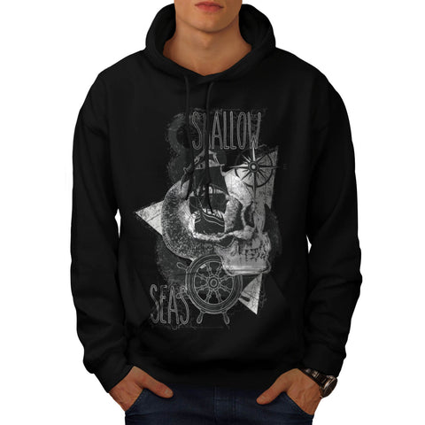 Pirate Shallow Sea Mens Hoodie