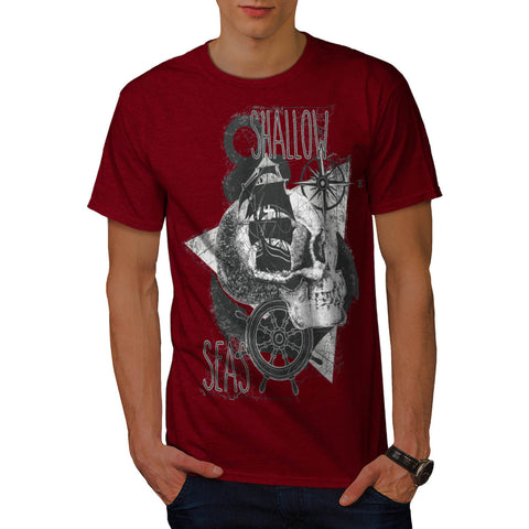 Pirate Shallow Sea Mens T-Shirt