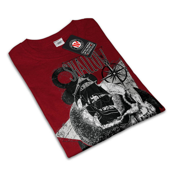 Pirate Shallow Sea Womens T-Shirt