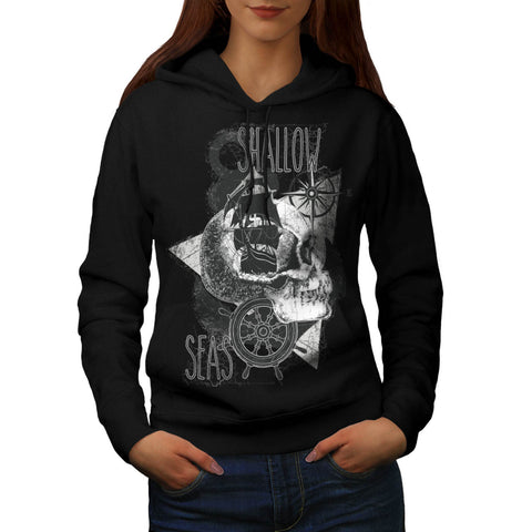 Pirate Shallow Sea Womens Hoodie