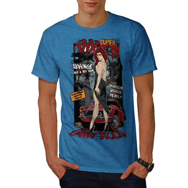 Super Vixen Horror Mens T-Shirt