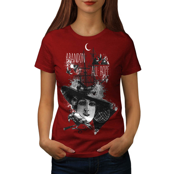 Abandon All Hope USA Womens T-Shirt