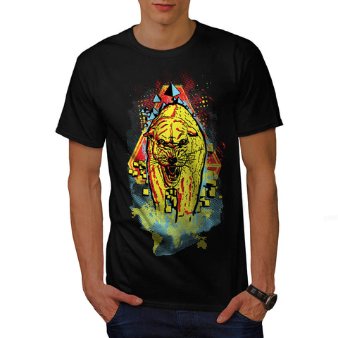 Jungle Cat Leopard Mens T-Shirt