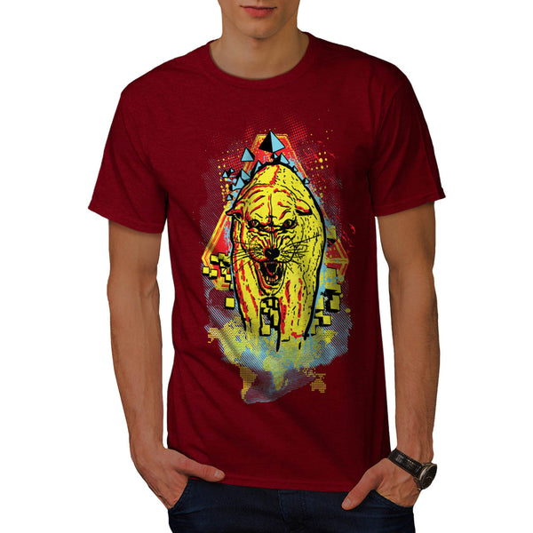 Jungle Cat Leopard Mens T-Shirt