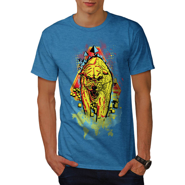 Jungle Cat Leopard Mens T-Shirt