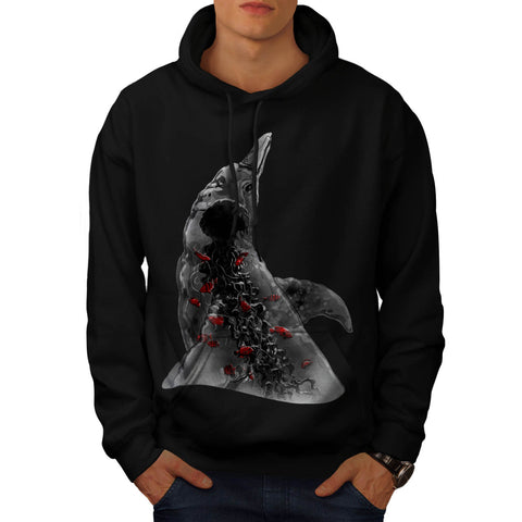 Underwater Dolphin Mens Hoodie