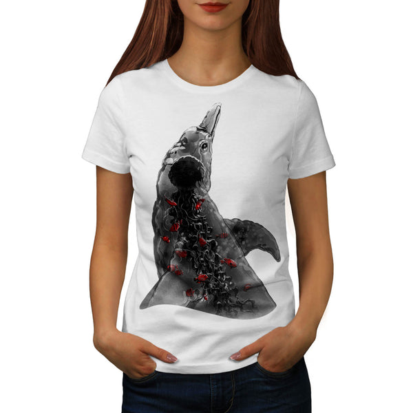 Underwater Dolphin Womens T-Shirt