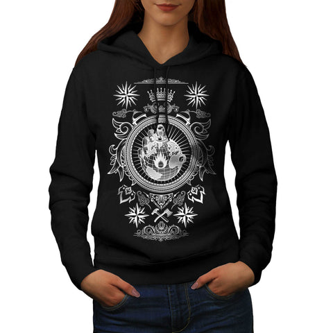 Whole World In Hand Womens Hoodie
