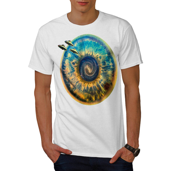Alien UFO Invasion Mens T-Shirt