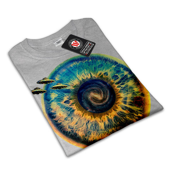 Alien UFO Invasion Mens T-Shirt