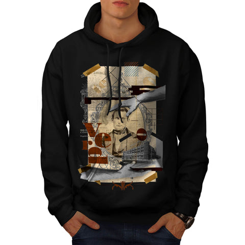 Mirror Vintage Man Mens Hoodie