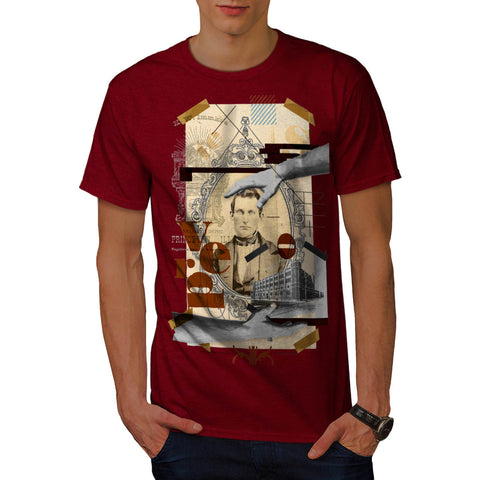 Mirror Vintage Man Mens T-Shirt