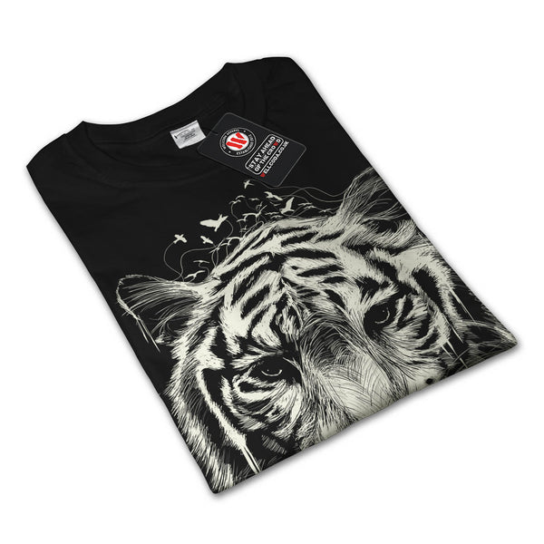 Bengal Tiger Face Womens Long Sleeve T-Shirt