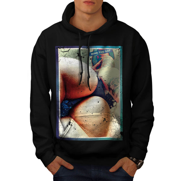 Mind The Gap Thigh Mens Hoodie