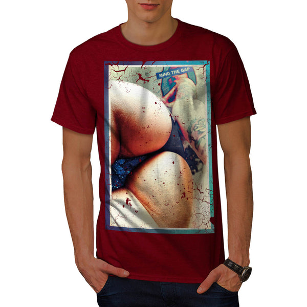 Mind The Gap Thigh Mens T-Shirt