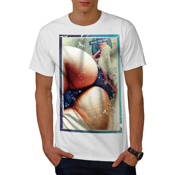 Mind The Gap Thigh Mens T-Shirt