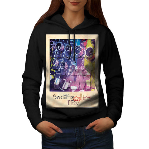 Music Is What I Am Womens Hoodie