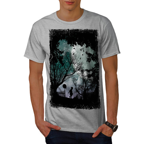 Kid Balloon Night Mens T-Shirt