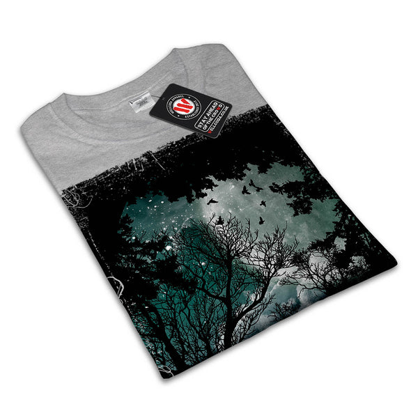 Kid Balloon Night Womens T-Shirt