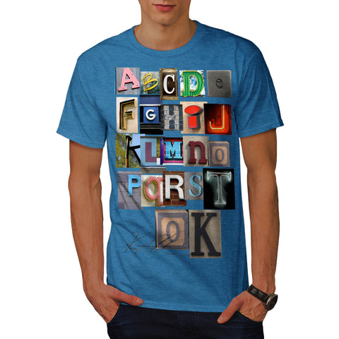 Alphabet Photograph Mens T-Shirt