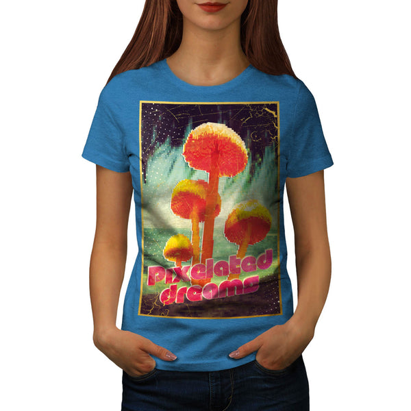 Pixelated Dreams Womens T-Shirt