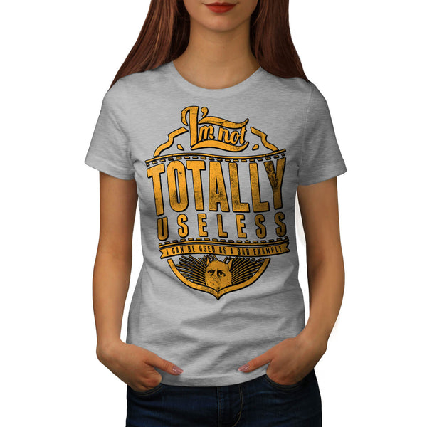 Grumpy Cat Useless Womens T-Shirt