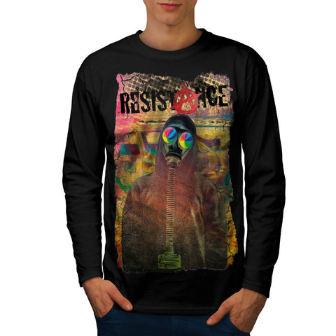 Resistance Protest Mens Long Sleeve T-Shirt