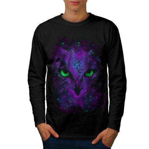 Amazing Wild Owl Fun Mens Long Sleeve T-Shirt
