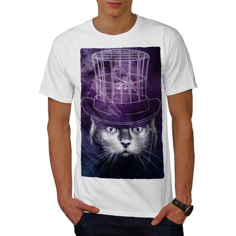Magician Wild Cat Mens T-Shirt