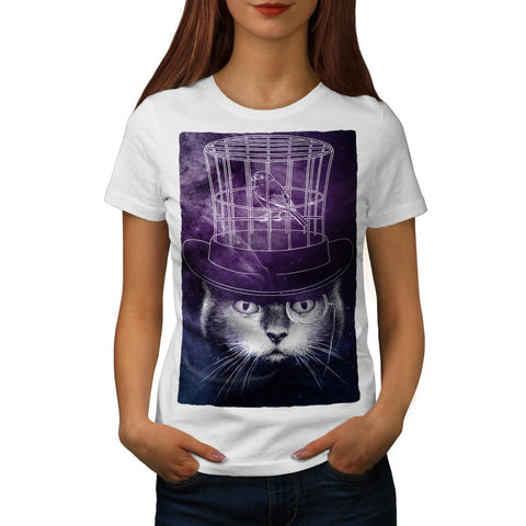 Magician Wild Cat Womens T-Shirt