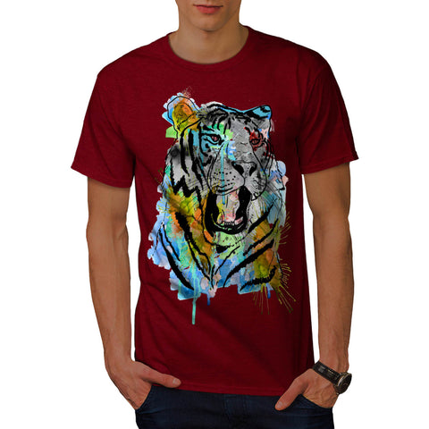 Amazing Tiger Print Mens T-Shirt